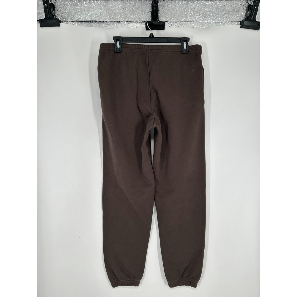 SKIMS Cotton‎ Fleece Classic Joggers Pants Womens Large Bison Sweatpants Cuffed - Picture 2 of 7
